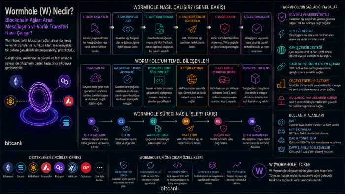 Wormhole (W) Nedir? Blockchain Ağları Arası Mesajlaşma ve Varlık Transferi Nasıl Çalışır?